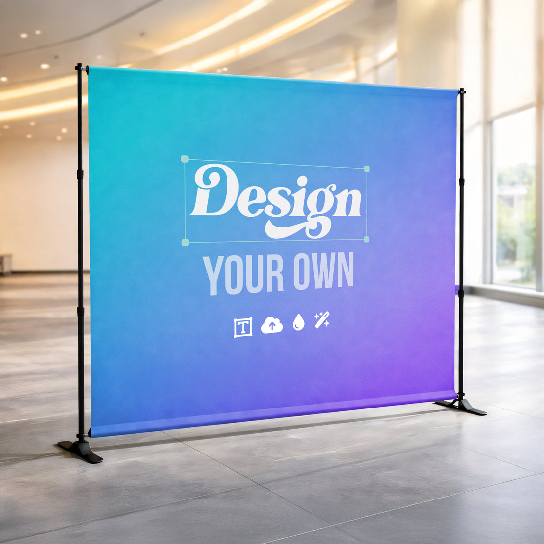 8x8 Photo Backdrop Kit