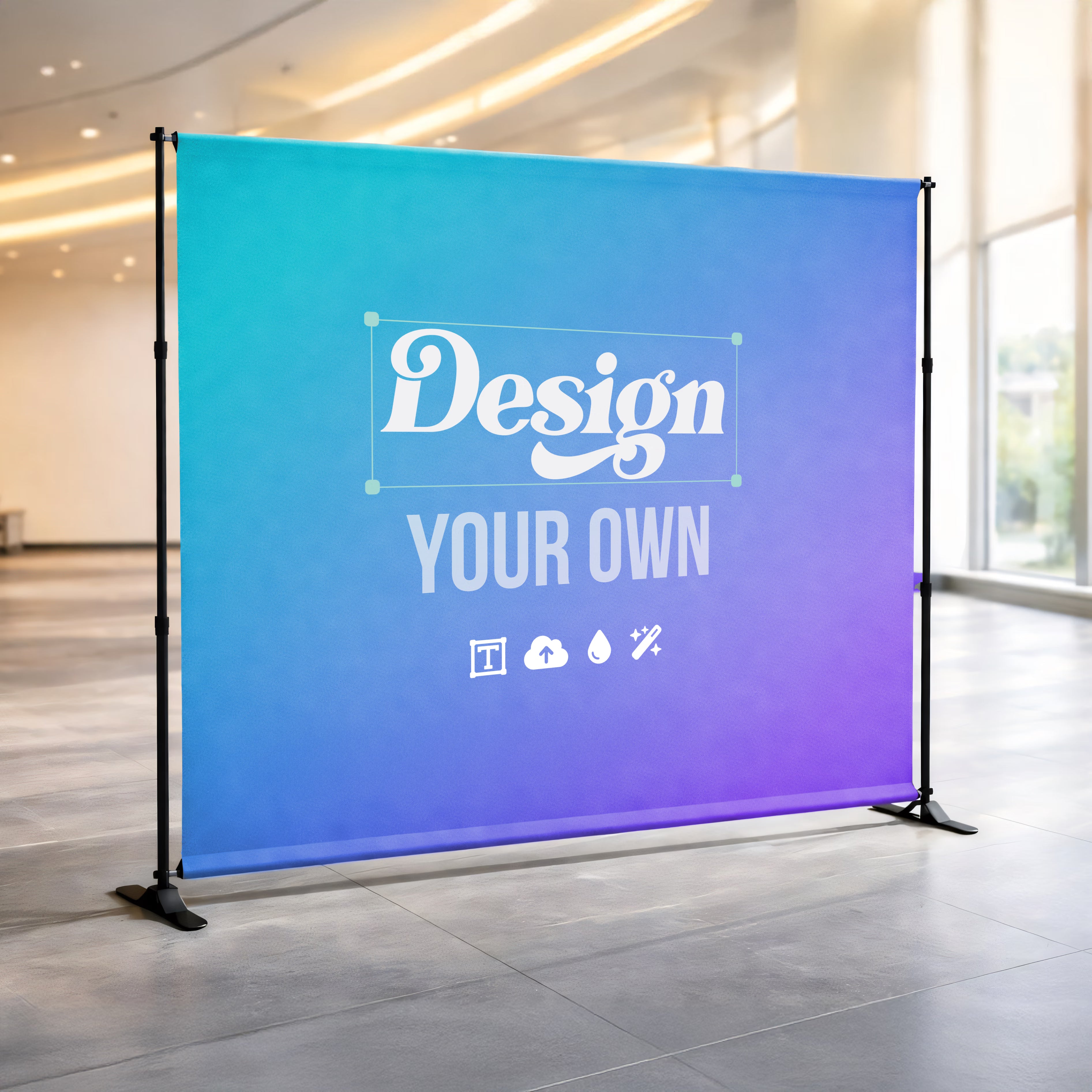 8x8 Photo Backdrop Kit