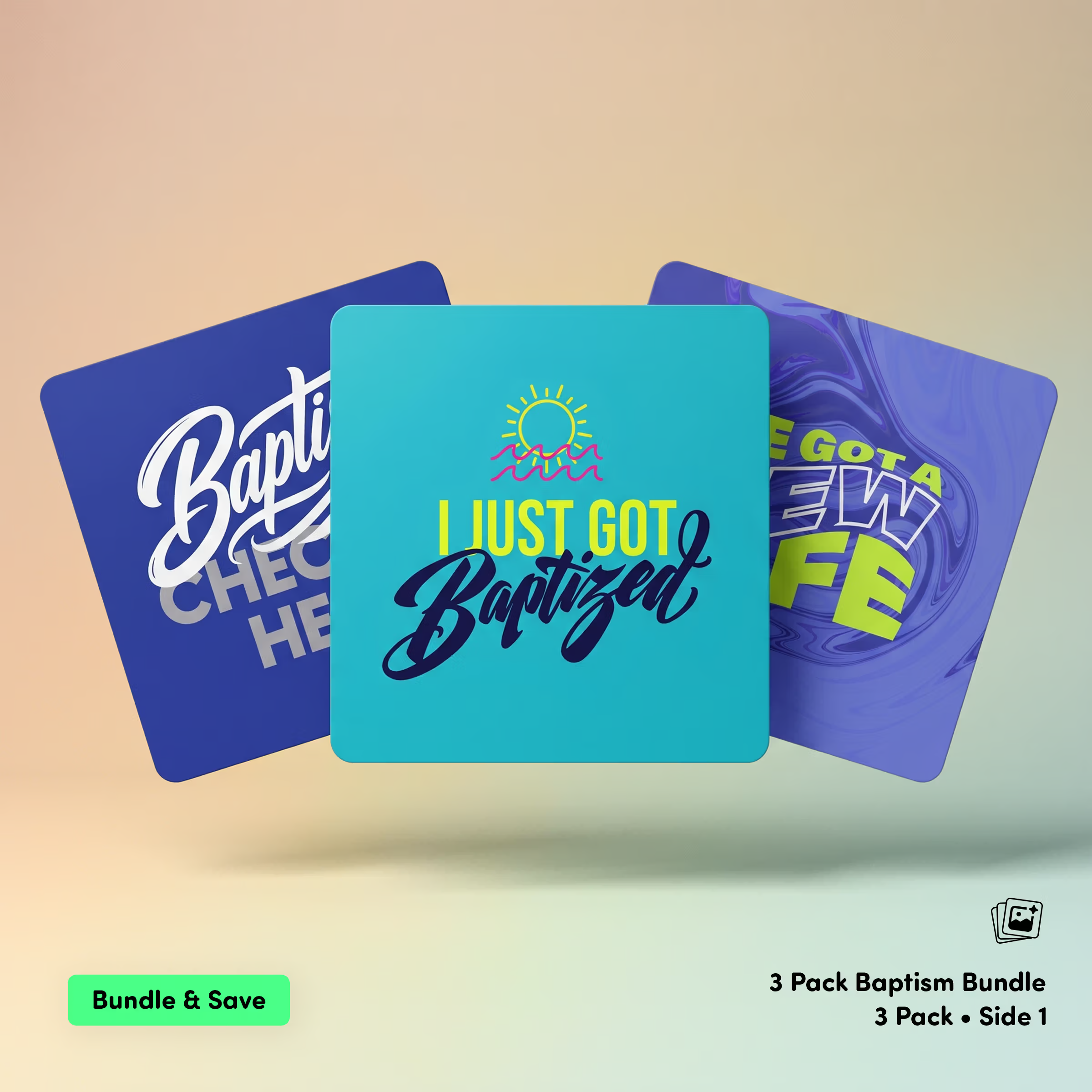 Baptism Day Kit — 3 Signs