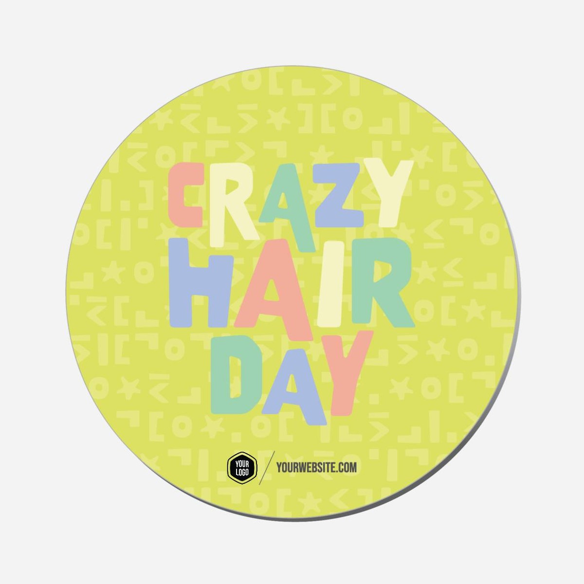 Crazy Hair Day - Circle Shape Preview
