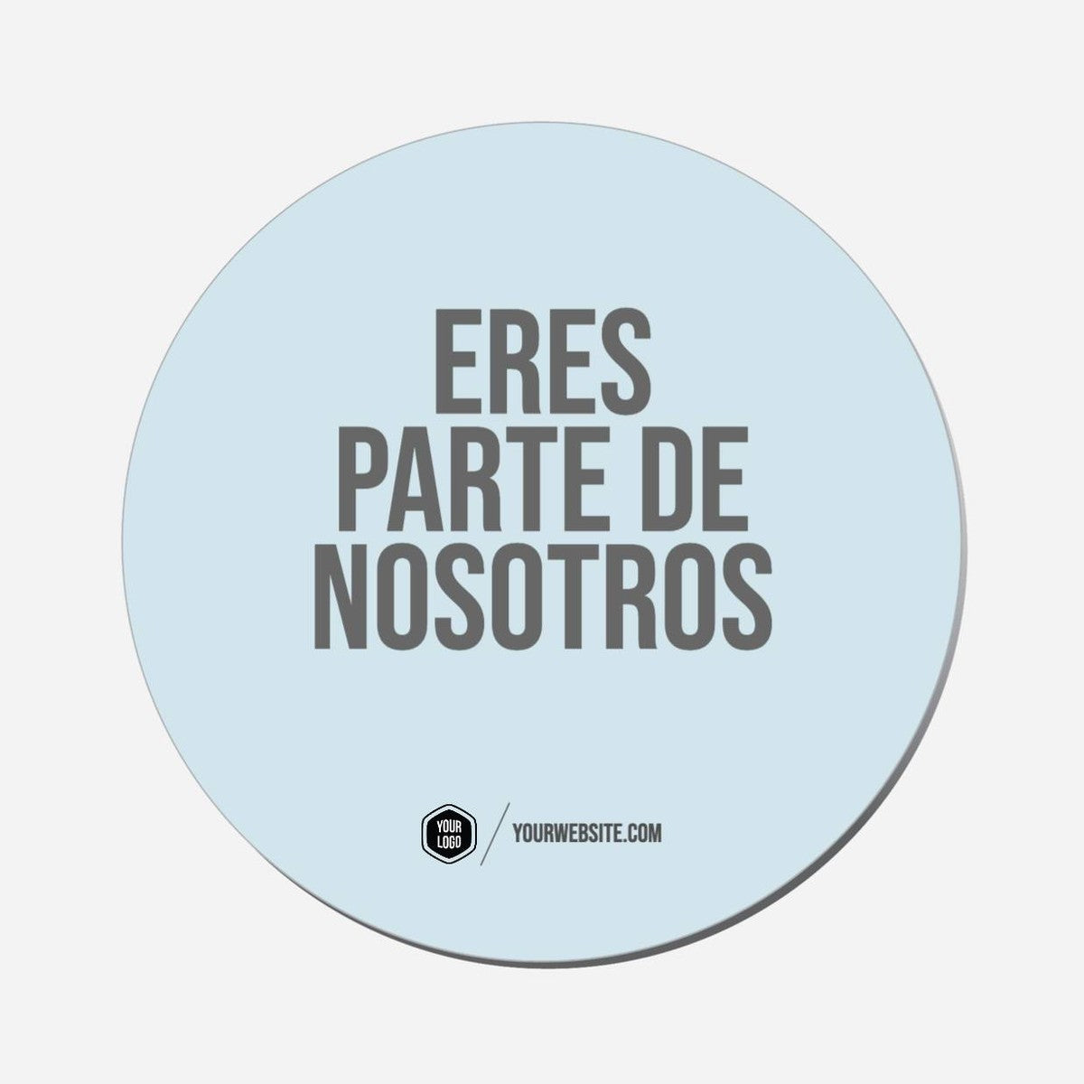 Eres Parte De Nosotros - Circle Shape Preview