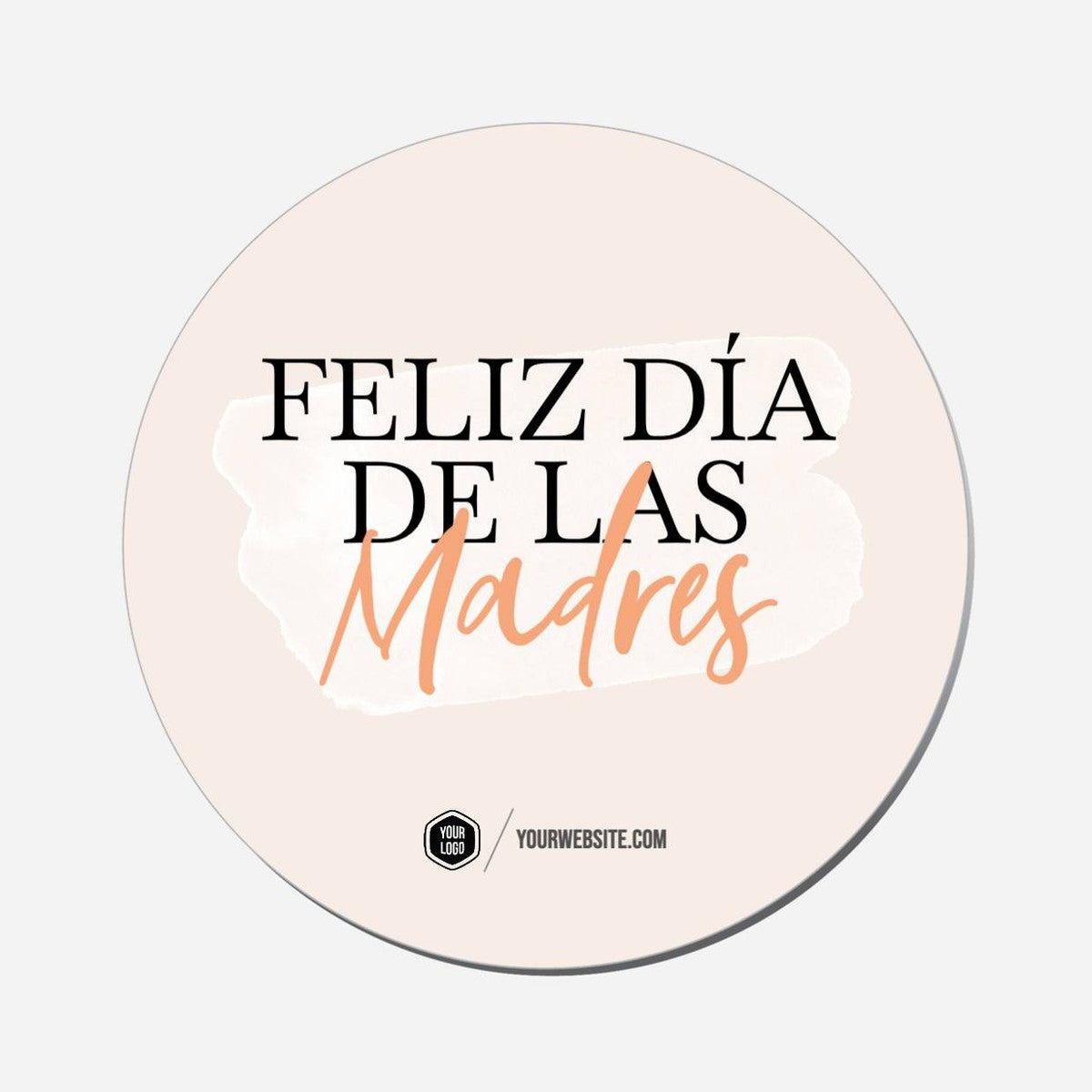 Feliz Día De Las Madres - Circle Shape Preview