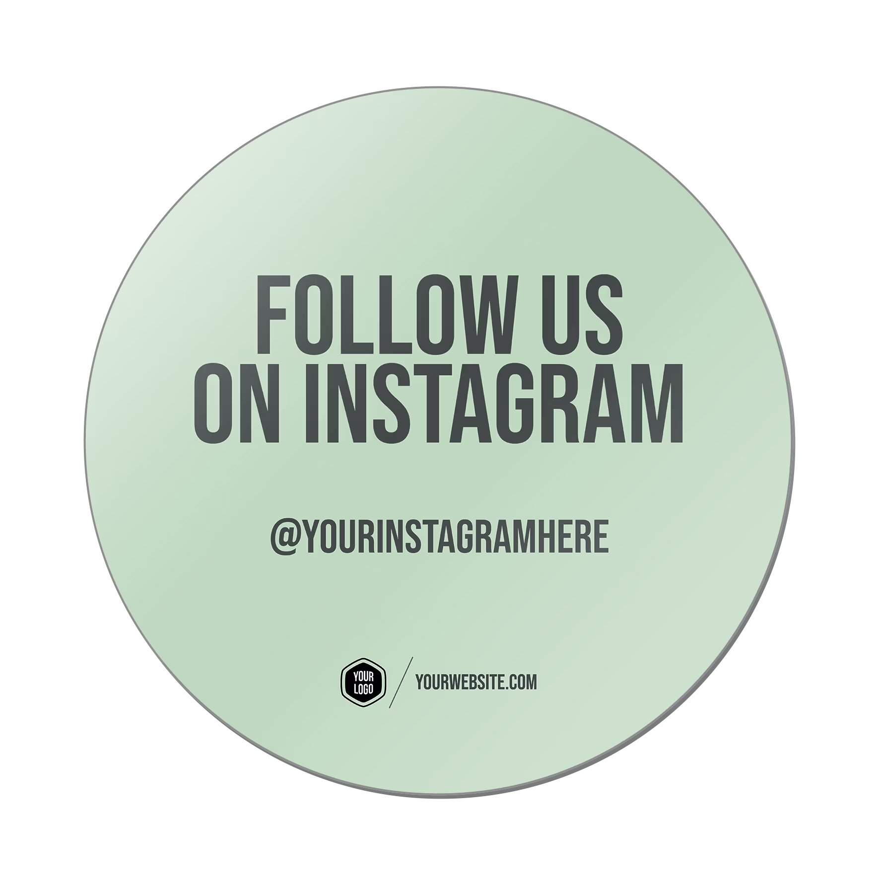 Follow Us On Instagram — Classic Popsigns