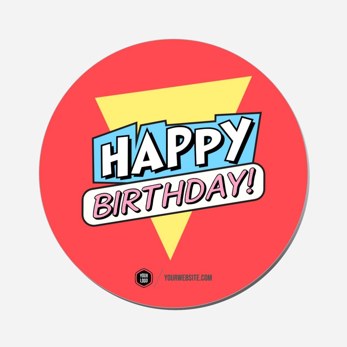 Happy Birthday! - Circle Shape Preview