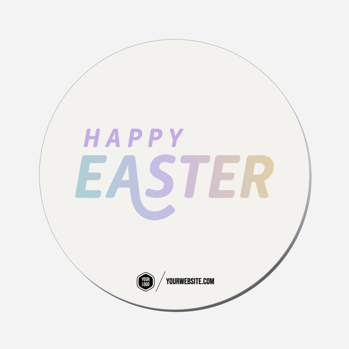 Happy Easter - Circle Shape Preview