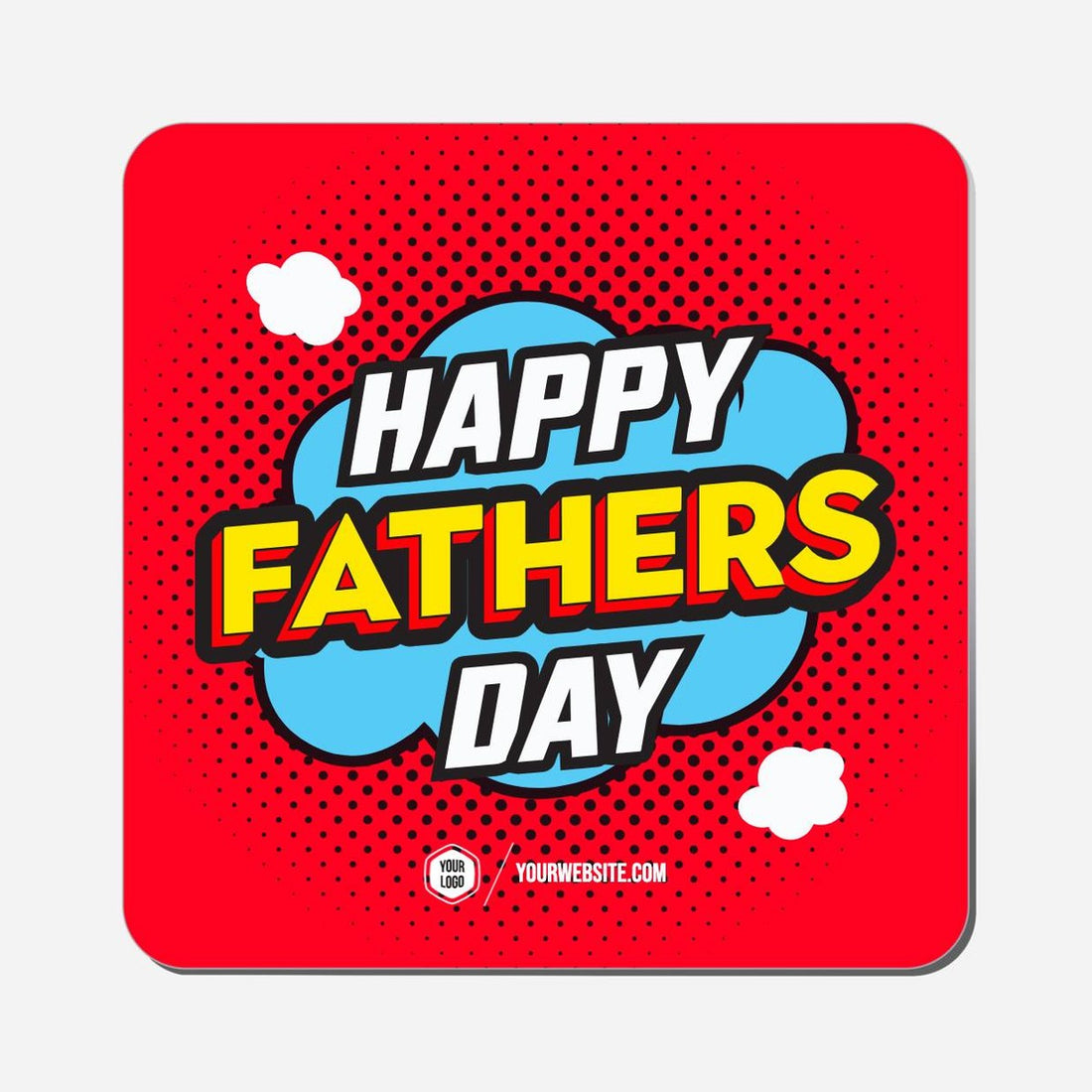 Happy Fathers Day - Classic Shape Preview