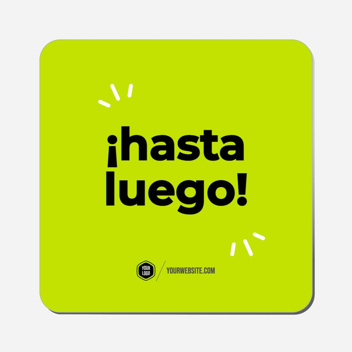 ¡Hasta Luego! - Classic Shape Preview