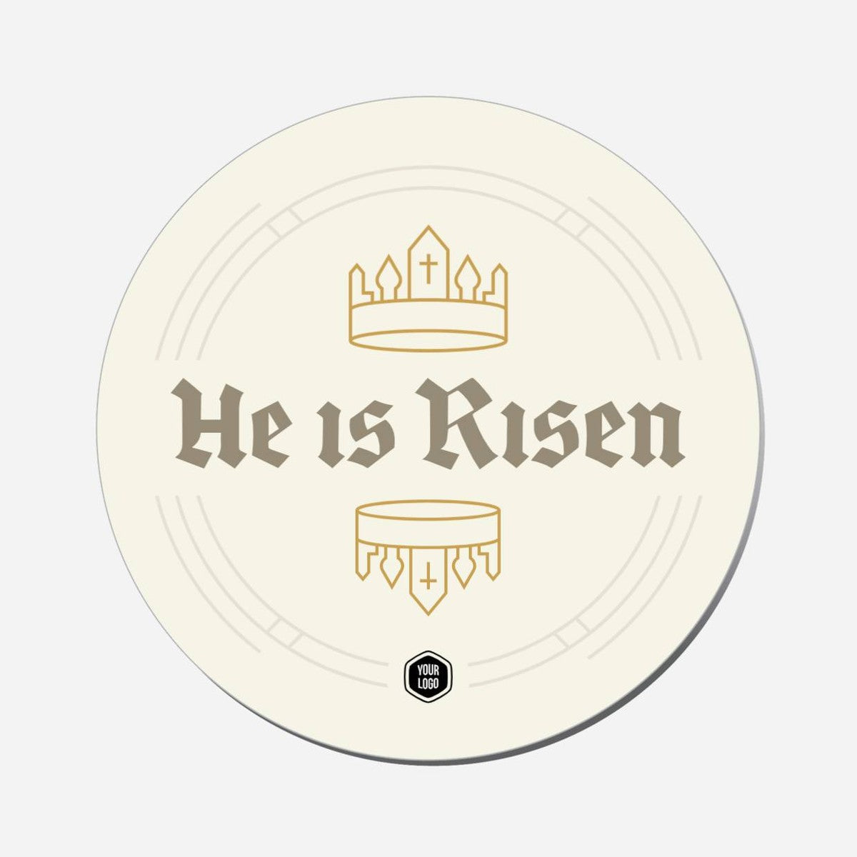 He Is Risen - Circle Shape Preview