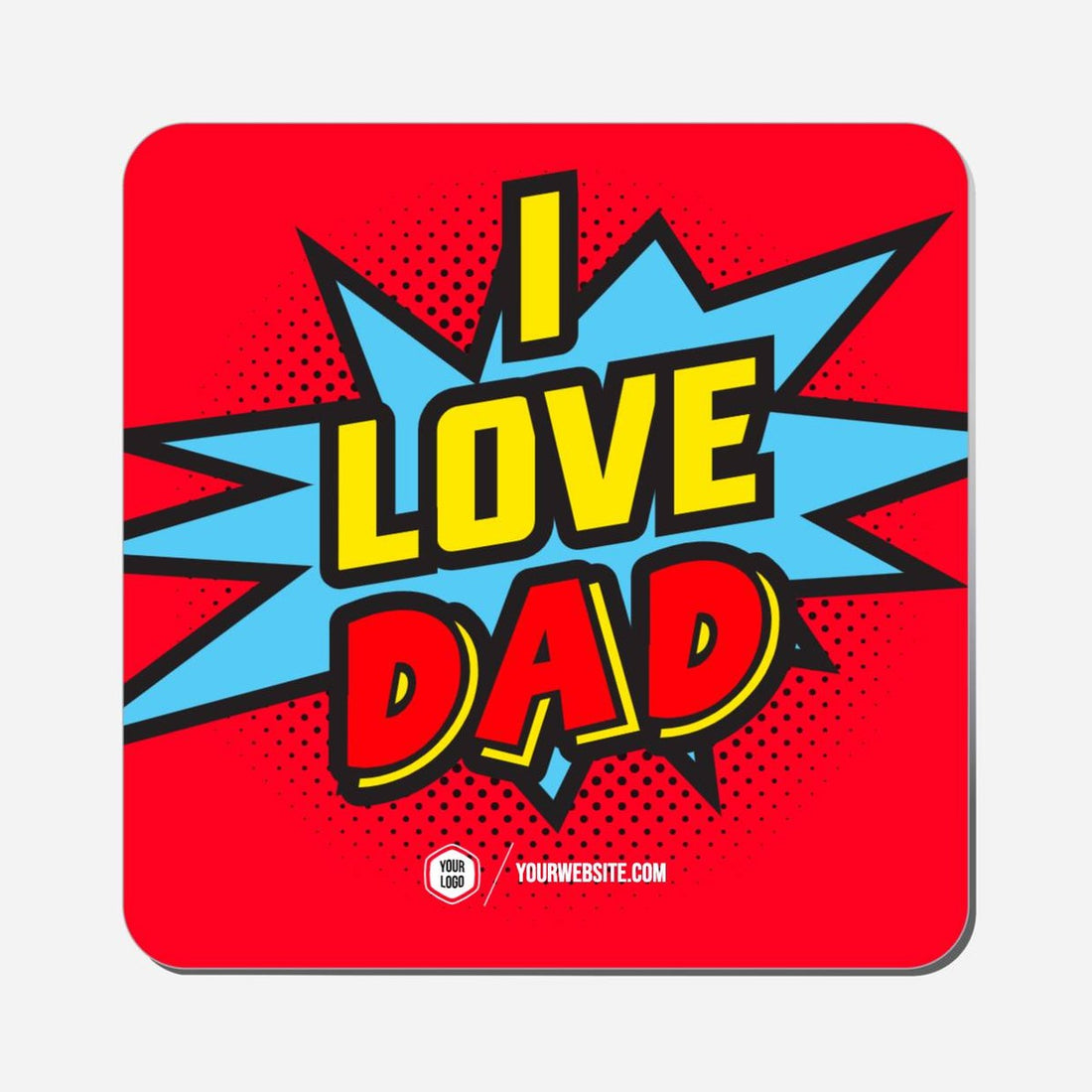 I Love Dad - Classic Shape Preview