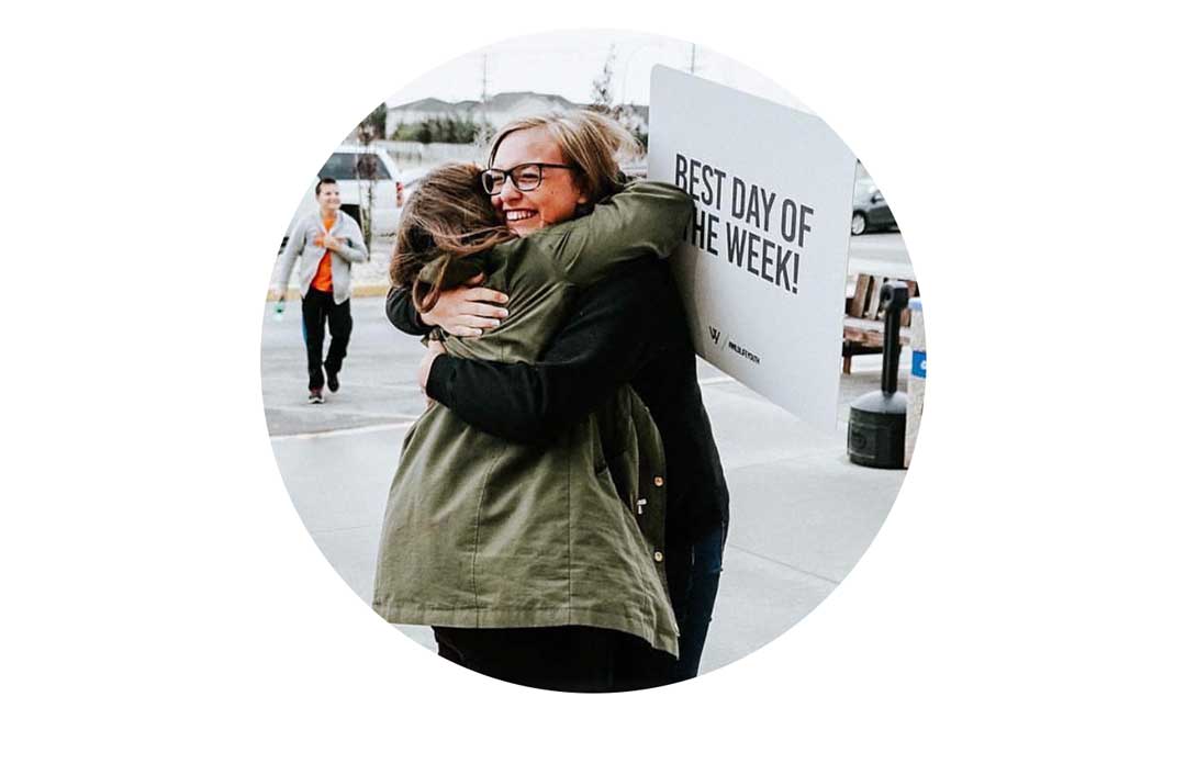 Double-sided church signs - Bright Skies Popsigns | Popsigns