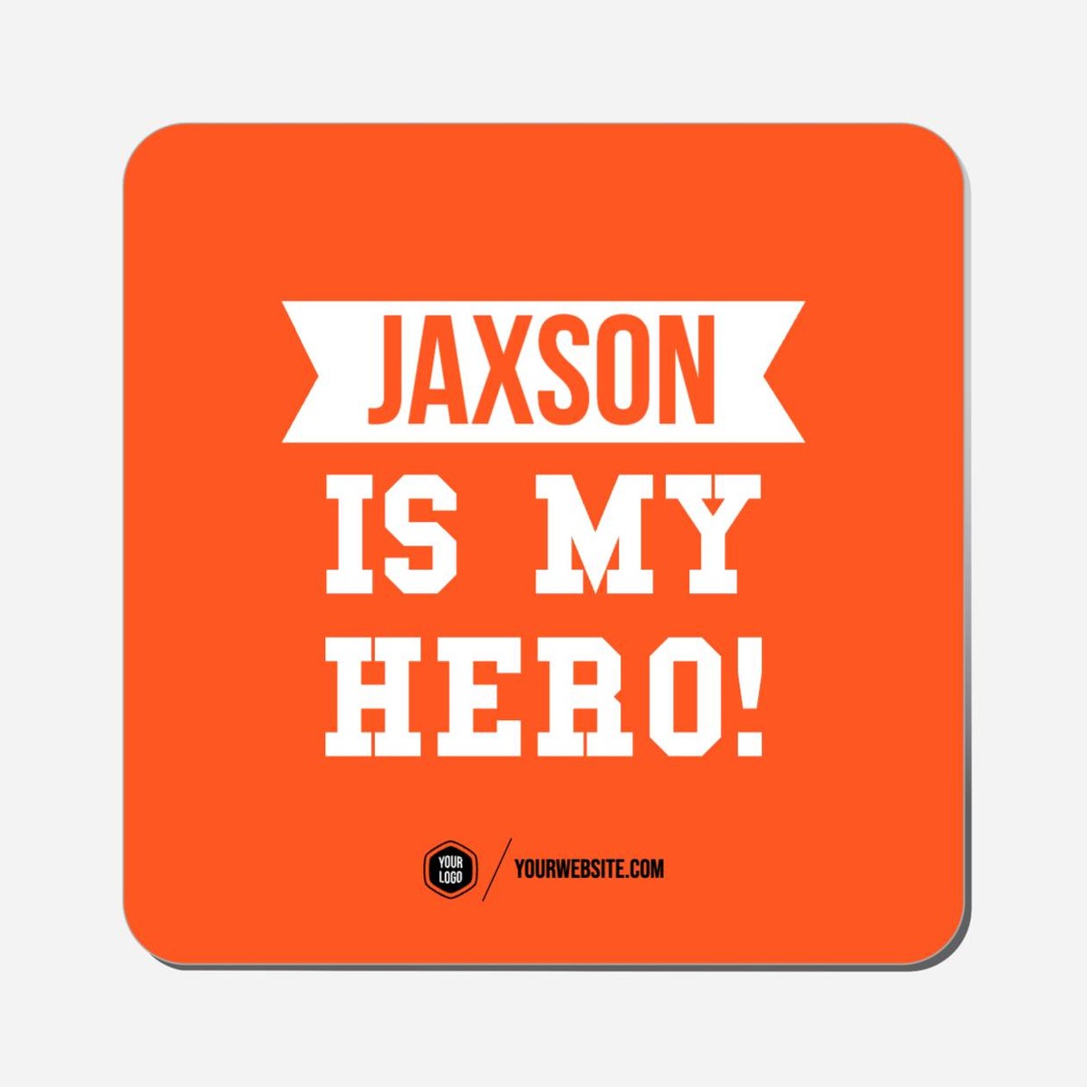 Jaxson Is My Hero! - Classic Shape Preview