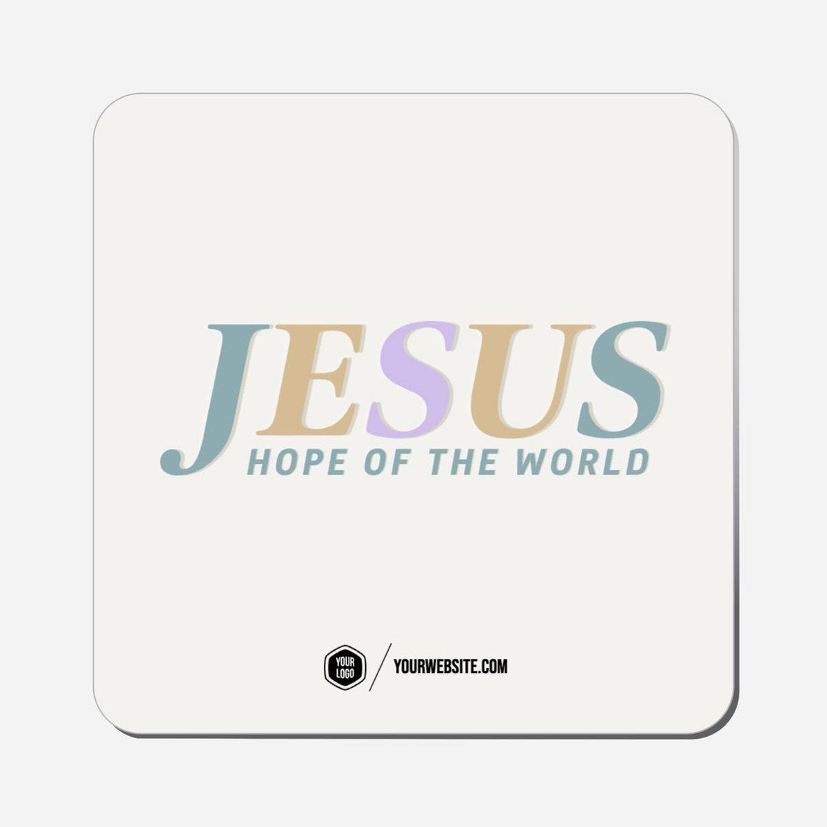 Jesus Hope Of The World - Classic Shape Preview