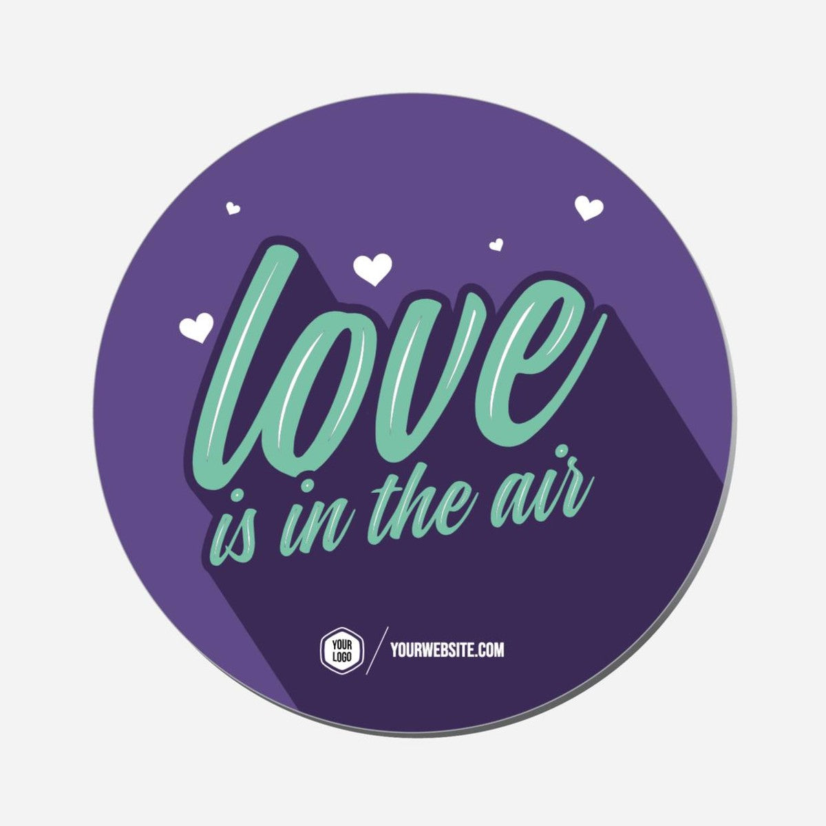 Love Is In The Air - Circle Shape Preview