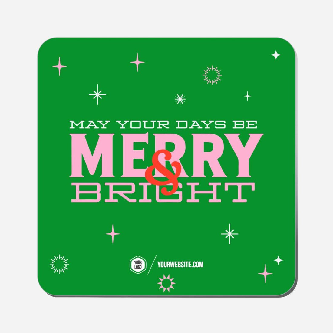 May Your Days Be Merry & Bright - Classic Shape Preview