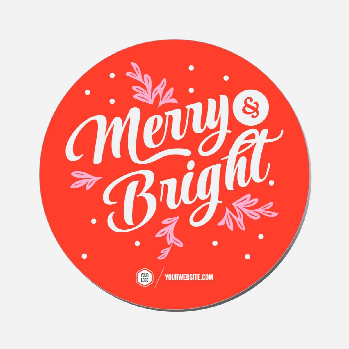 Merry & Bright - Circle Shape Preview