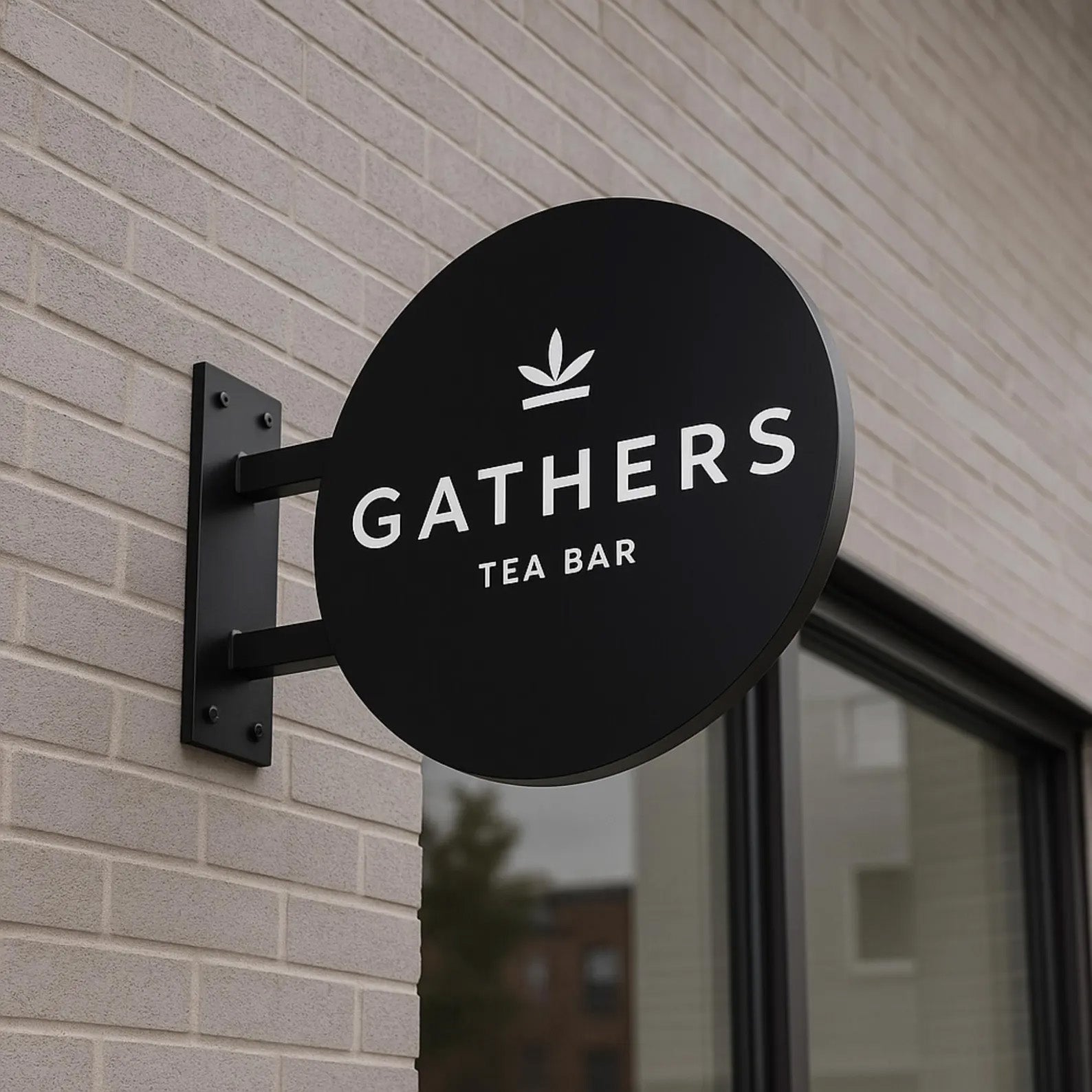 Custom Metal Business Logo Sign – Outdoor Storefront Sign
