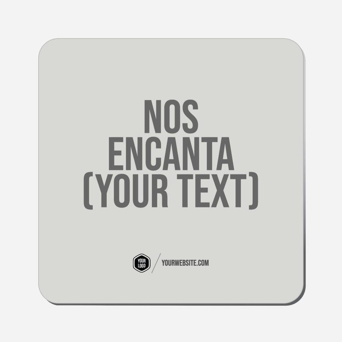 Nos Encanta (Your Text) - Classic Shape Preview