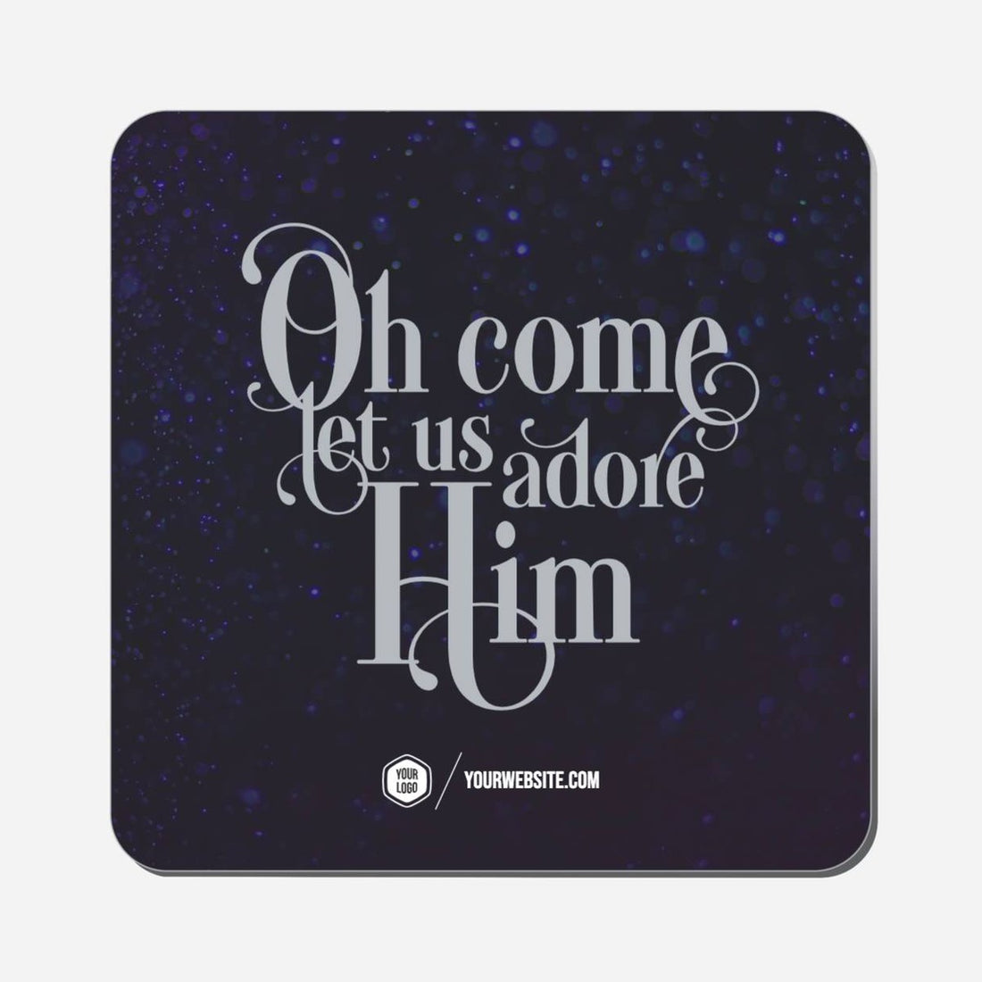 Oh Come Let Us Adore Him - Classic Shape Preview