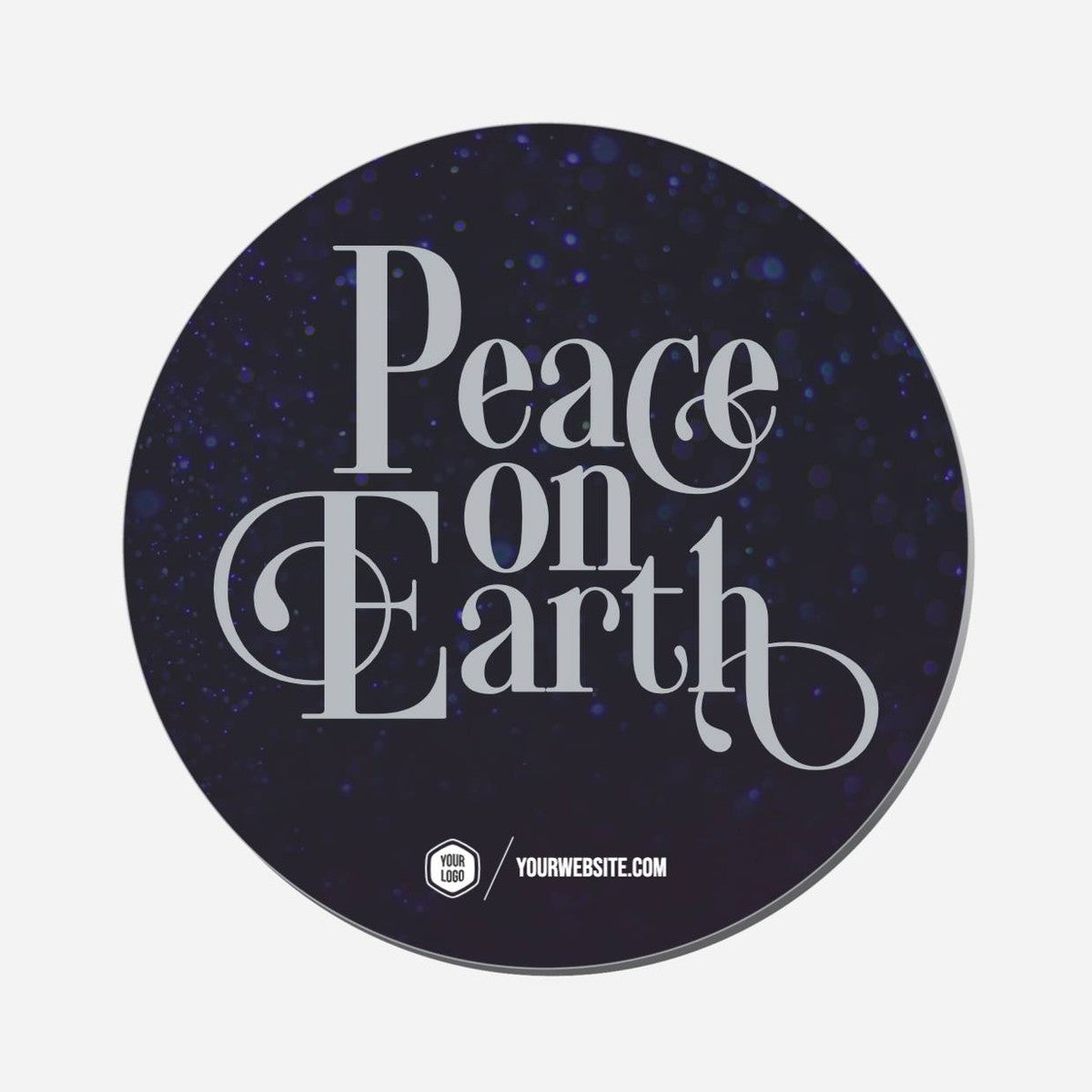 Peace On Earth - Circle Shape Preview