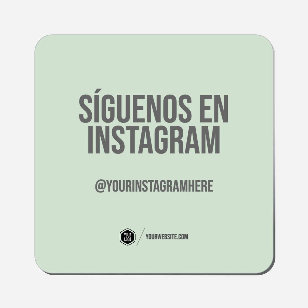 Síguenos En Instagram - Classic Shape Preview