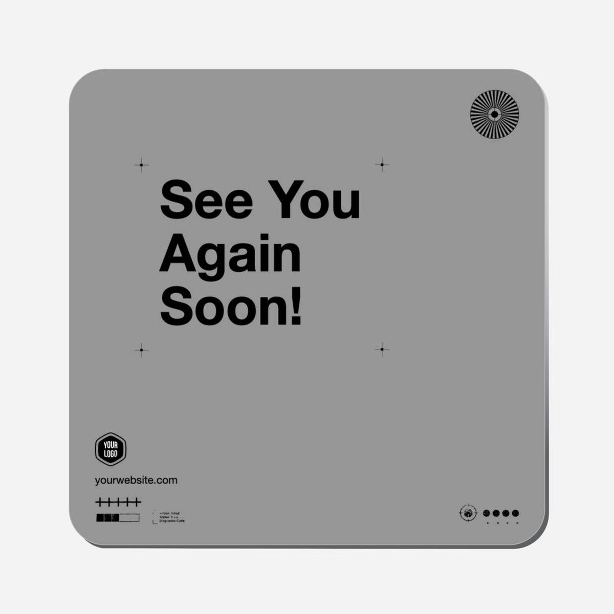 See You Again Soon! - Classic Shape Preview