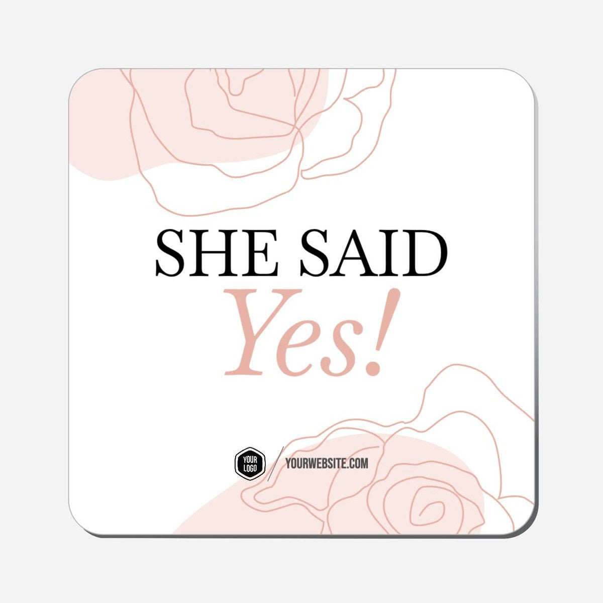 She Said Yes! | Handheld Signs She Said Yes! | Handheld Signs