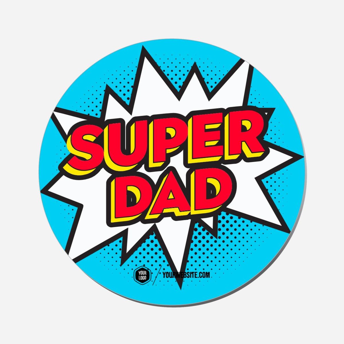 Super Dad - Circle Shape Preview