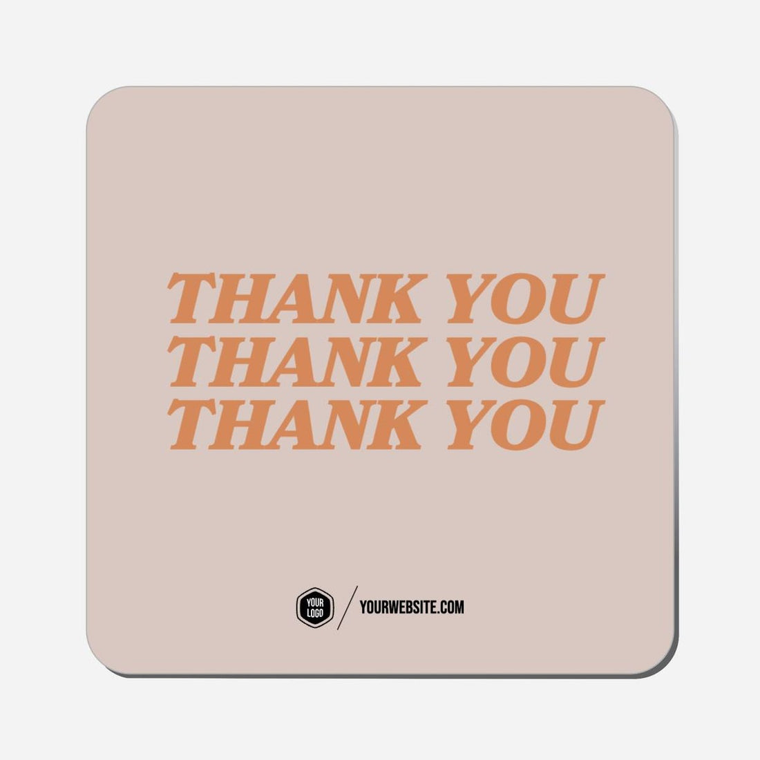 Thank You Thank You Thank You - Classic Shape Preview
