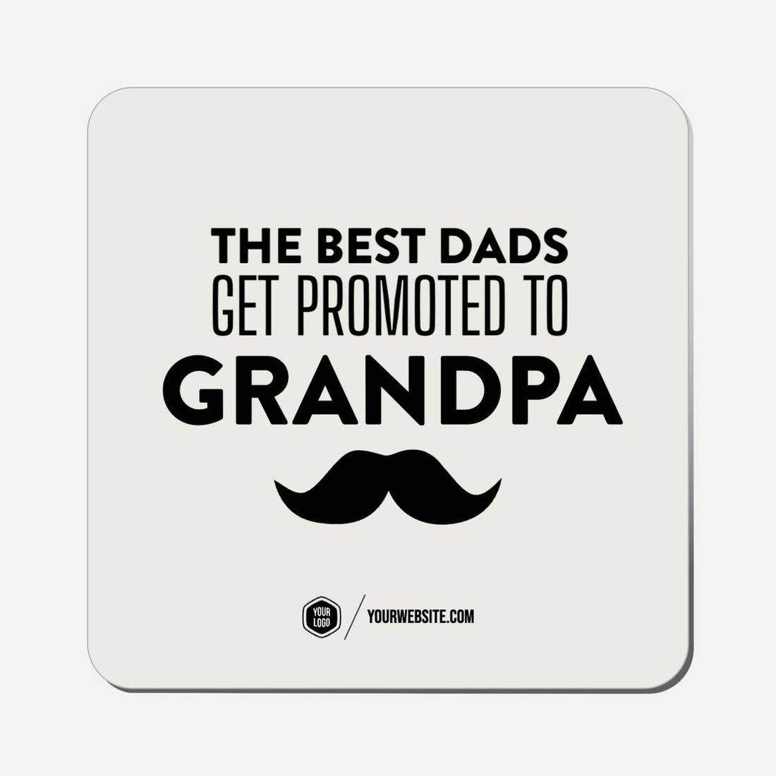 The Best Dads Get Promoted To Grandpa - Classic Shape Preview