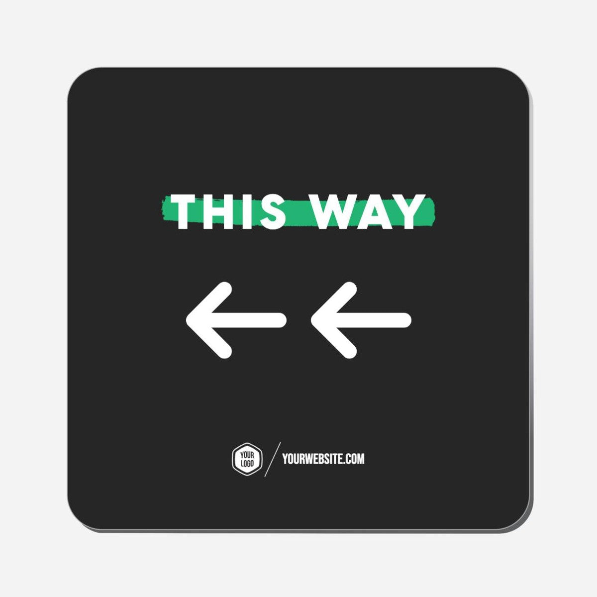 This Way (Left) - Classic Shape Preview