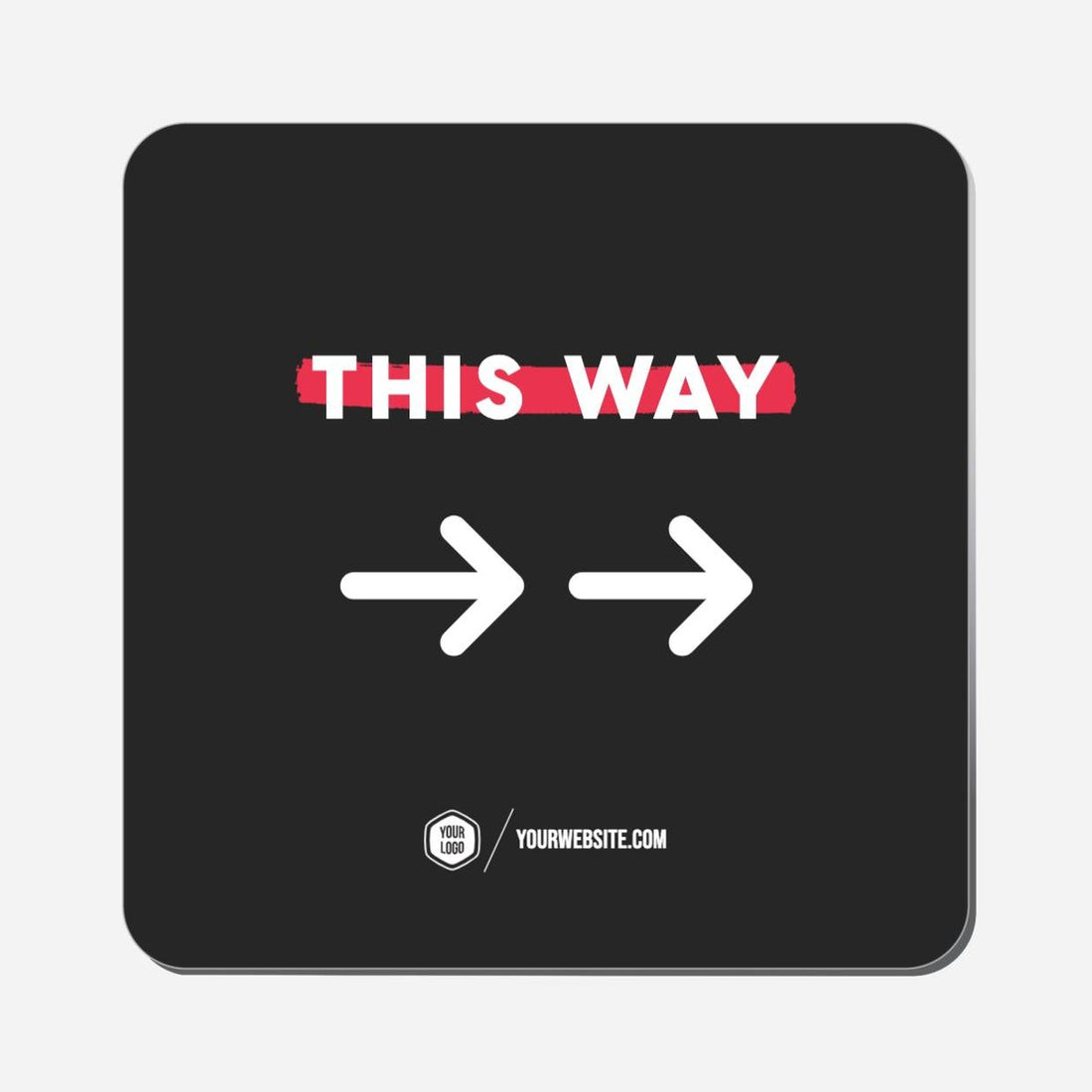 This Way (Right) - Classic Shape Preview
