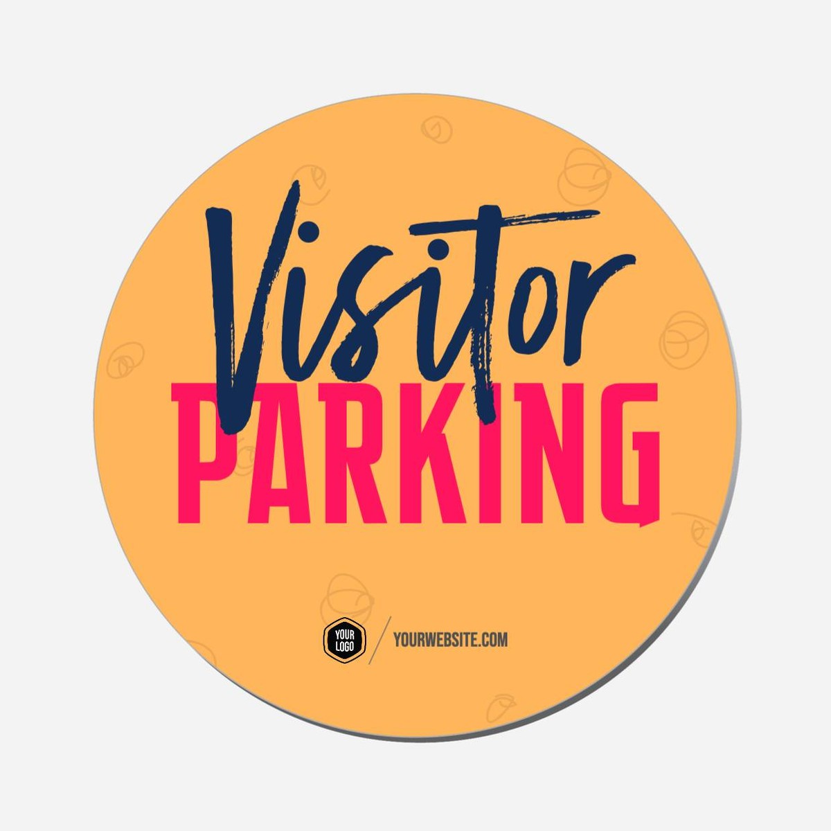 Visitor Parking - Circle Shape Preview