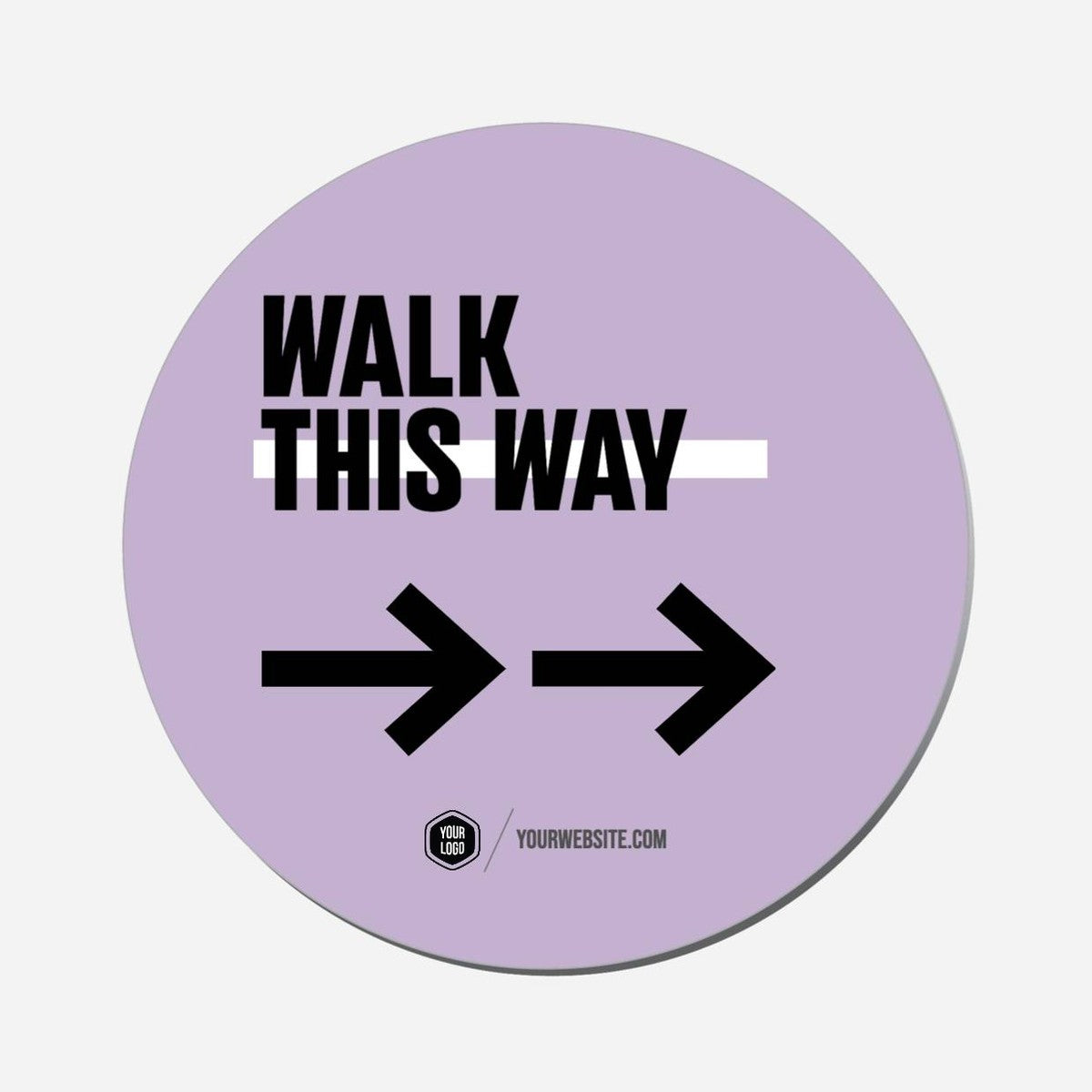 Walk This Way (Right) - Circle Shape Preview