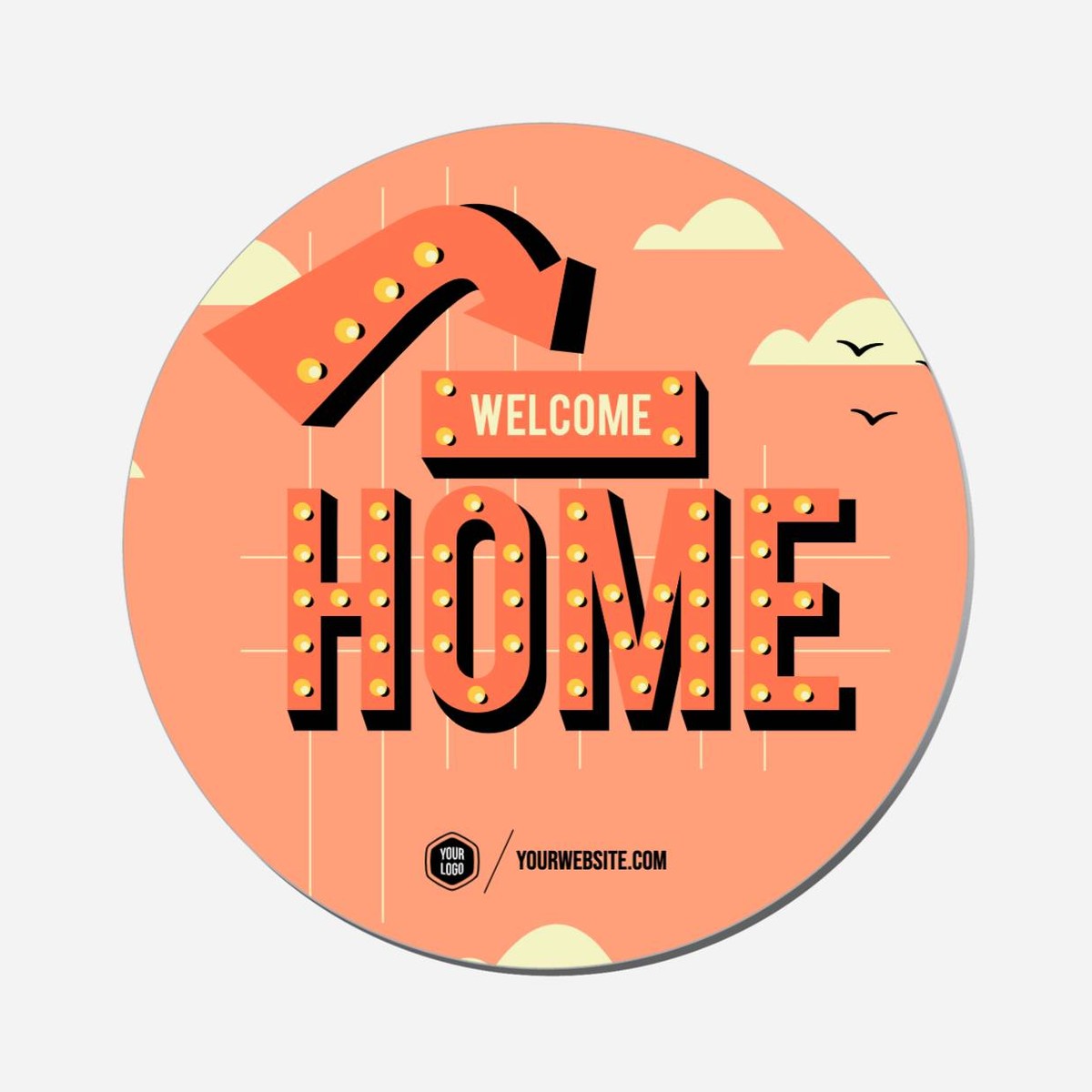 Welcome Home - Circle Shape Preview