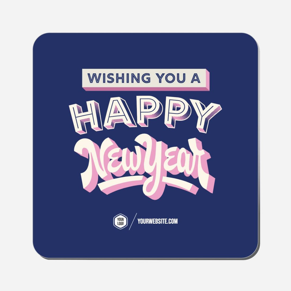Wishing You A Happy New Year - Classic Shape Preview