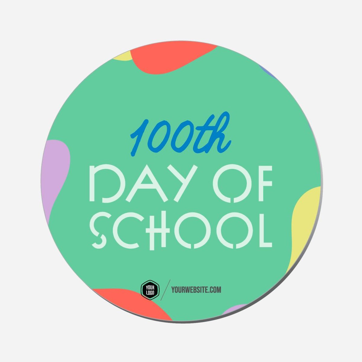 100th Day Of School - Circle Shape Preview
