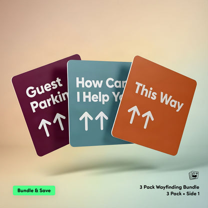 Wayfinding Set — 3 Signs