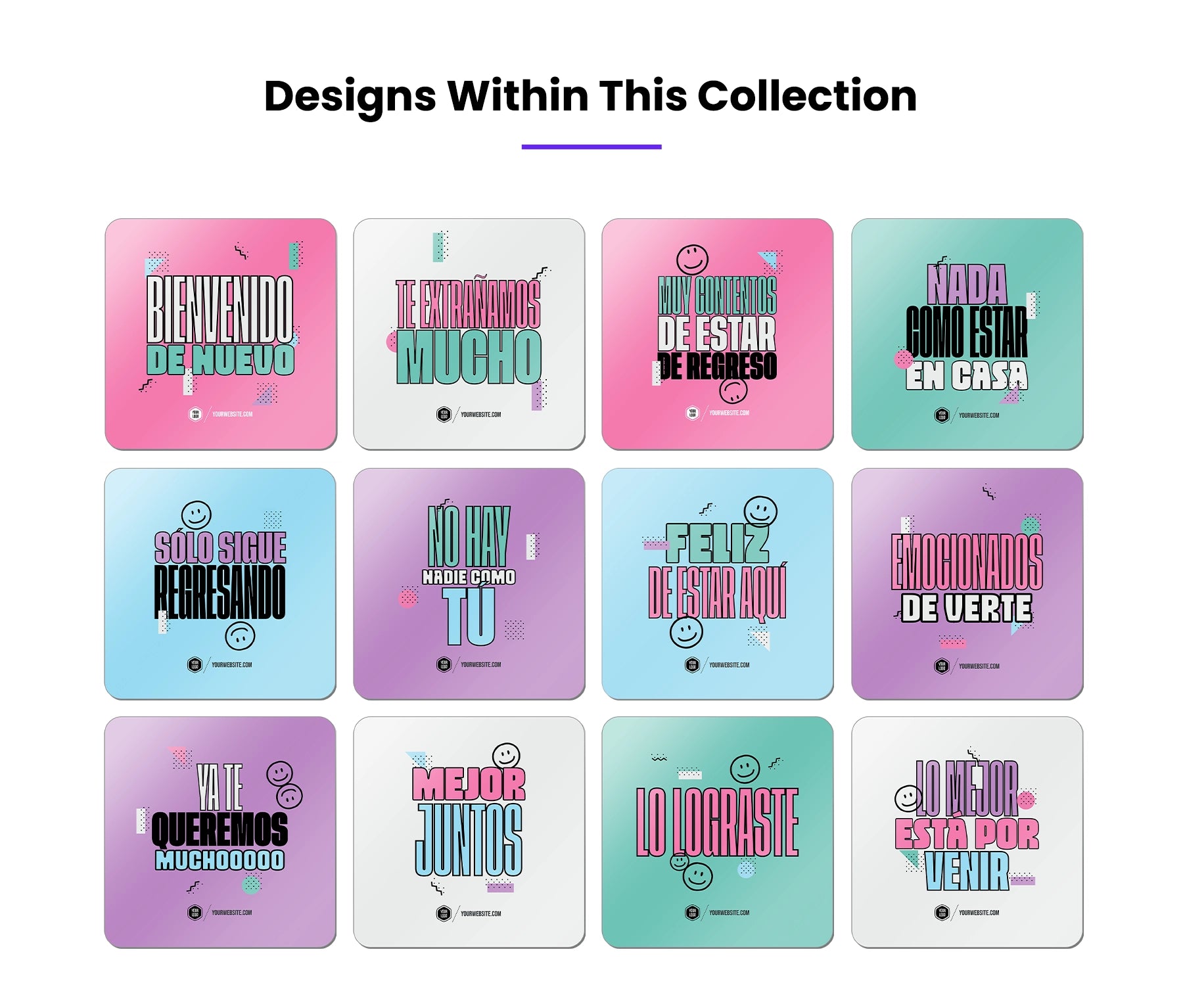 90s Vibes Popsigns (Spanish)