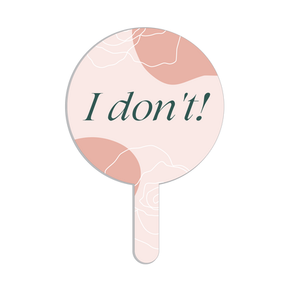 Vote for the Dress Paddles