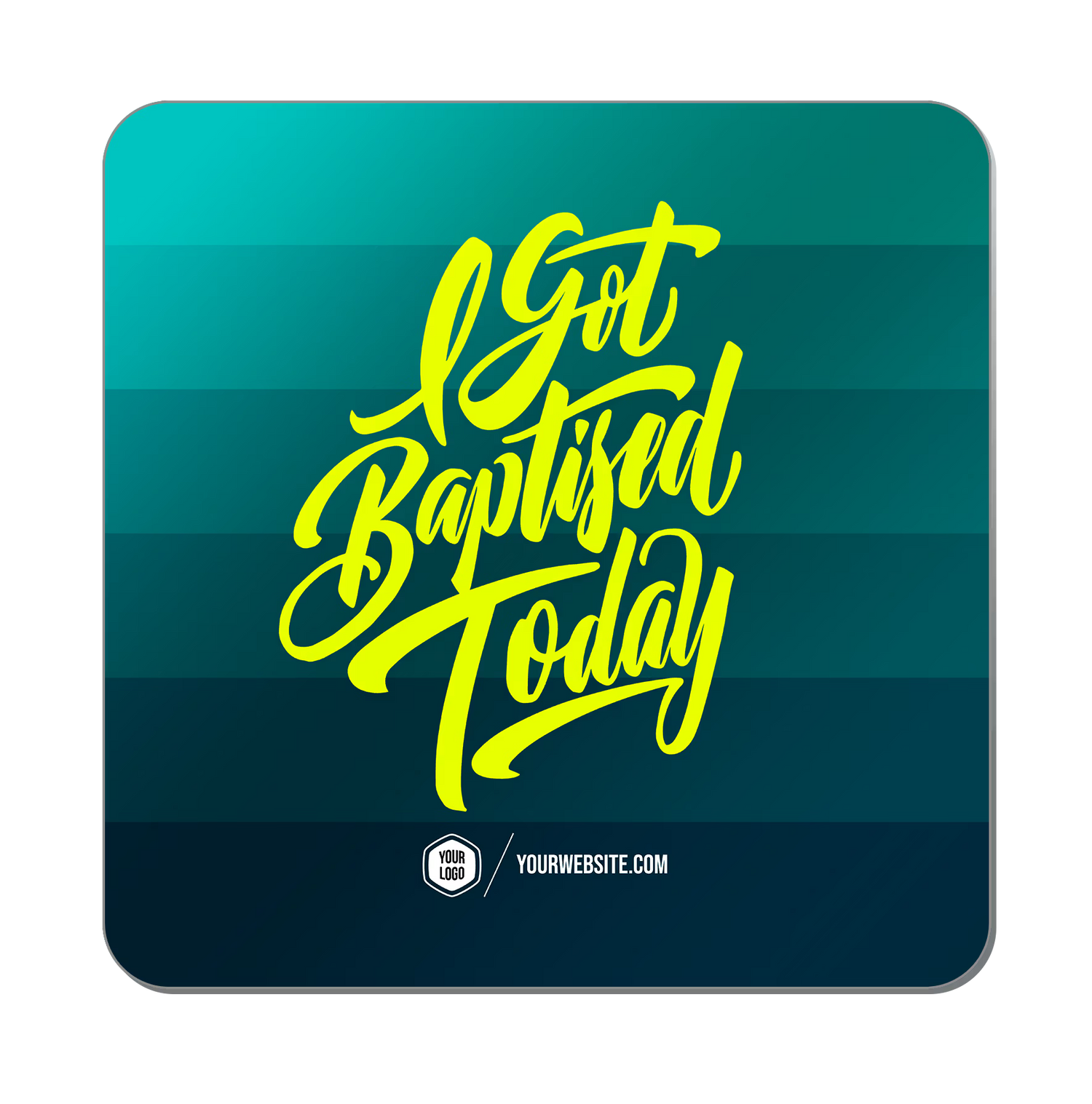 I Got Baptised Today — Baptism Classics Popsigns