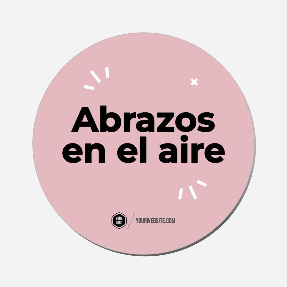 Abrazos En El Aire - Circle Shape Preview