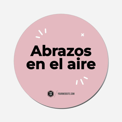 Abrazos En El Aire - Circle Shape Preview