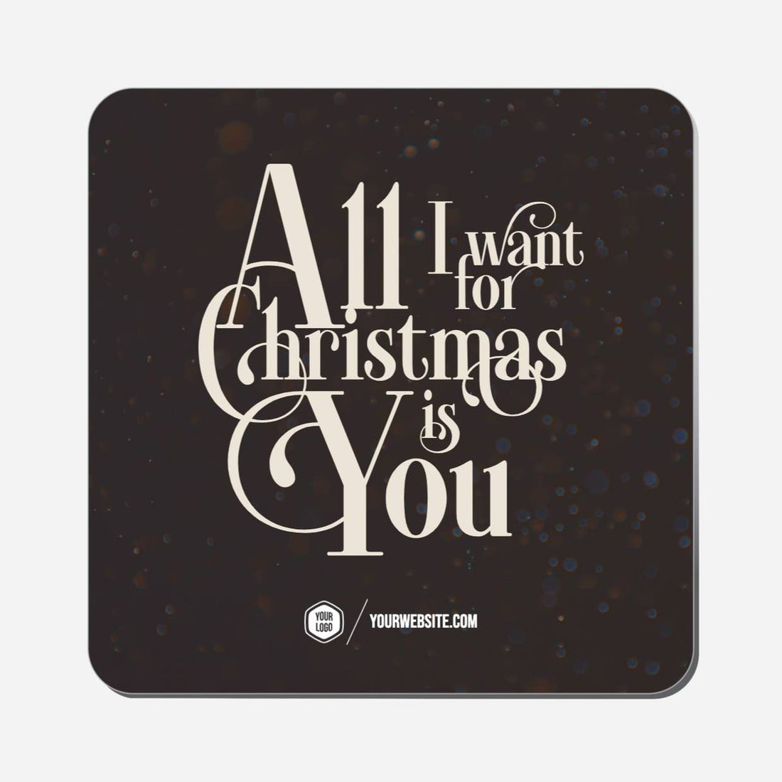 All I Want For Christmas Is You - Classic Shape Preview