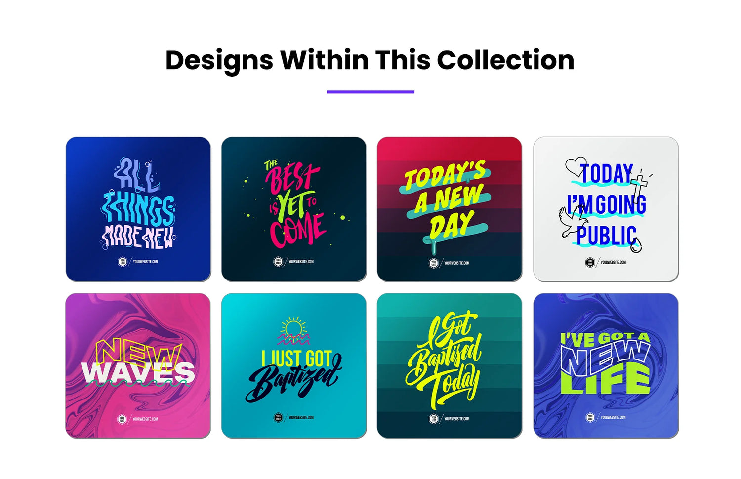 Baptism Classics Popsigns