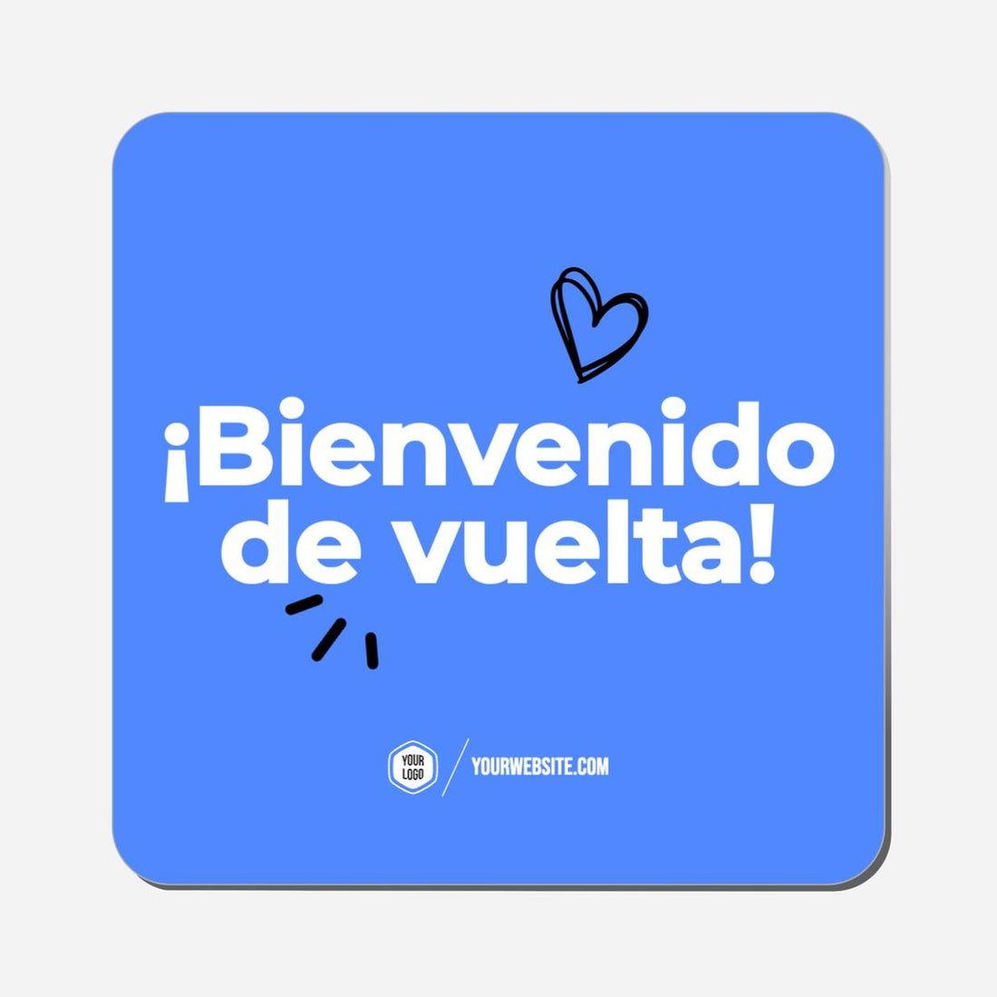 ¡Bienvenido De Vuelta! - Classic Shape Preview