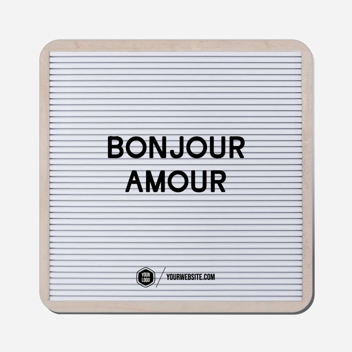 Bonjour Amour - Classic Shape Preview