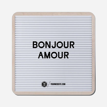 Bonjour Amour - Classic Shape Preview