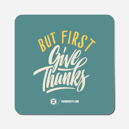 But First Give Thanks - Classic Shape Preview
