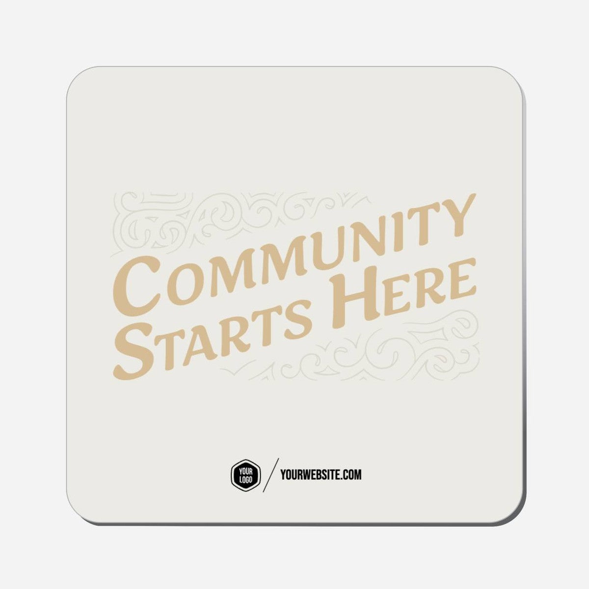 Community Starts Here - Classic Shape Preview