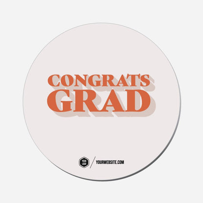 Congrats Grad - Circle Shape Preview